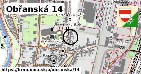 Obřanská 14, Brno