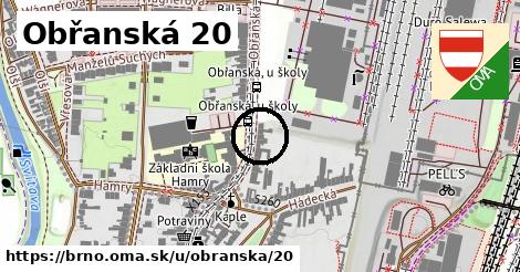 Obřanská 20, Brno