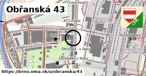 Obřanská 43, Brno