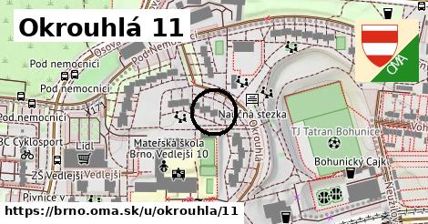 Okrouhlá 11, Brno