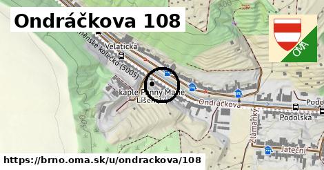 Ondráčkova 108, Brno