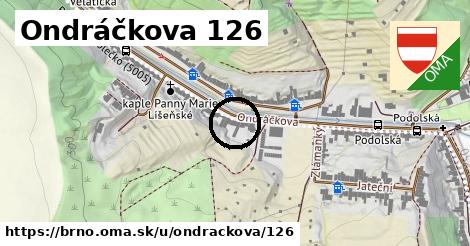 Ondráčkova 126, Brno