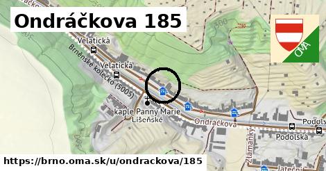 Ondráčkova 185, Brno