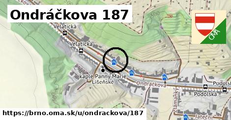 Ondráčkova 187, Brno