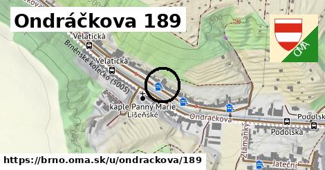 Ondráčkova 189, Brno