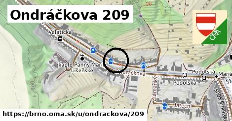 Ondráčkova 209, Brno