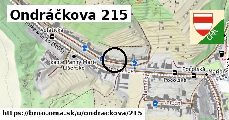 Ondráčkova 215, Brno