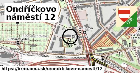 Ondříčkovo náměstí 12, Brno