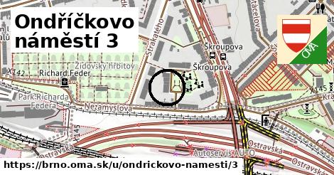 Ondříčkovo náměstí 3, Brno