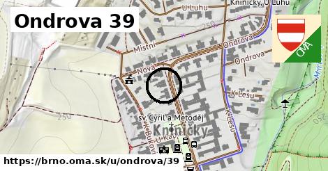 Ondrova 39, Brno