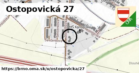 Ostopovická 27, Brno