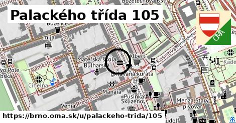 Palackého třída 105, Brno