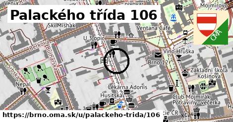 Palackého třída 106, Brno