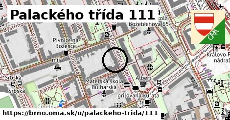 Palackého třída 111, Brno