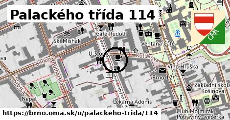 Palackého třída 114, Brno