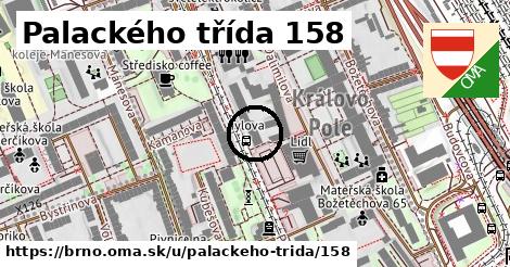 Palackého třída 158, Brno