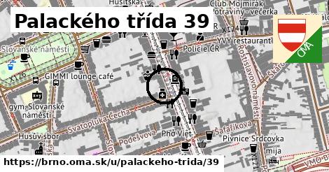 Palackého třída 39, Brno