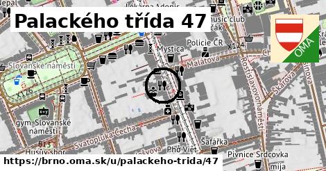 Palackého třída 47, Brno