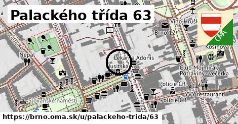 Palackého třída 63, Brno