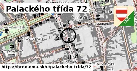 Palackého třída 72, Brno