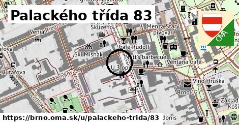 Palackého třída 83, Brno