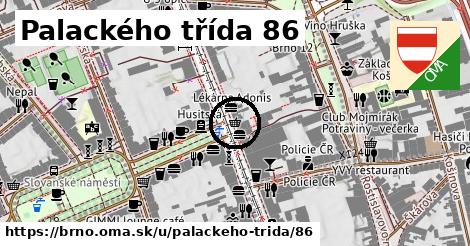 Palackého třída 86, Brno