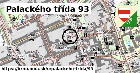 Palackého třída 93, Brno