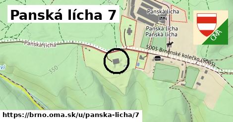 Panská lícha 7, Brno