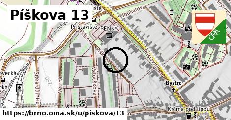 Píškova 13, Brno