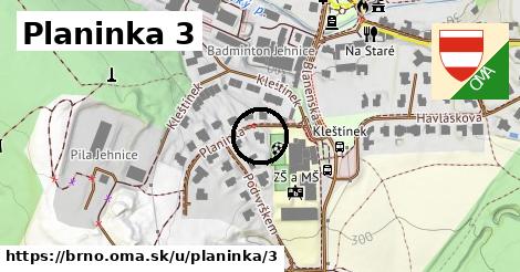 Planinka 3, Brno