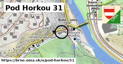 Pod Horkou 31, Brno