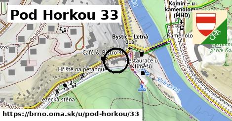 Pod Horkou 33, Brno