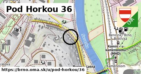 Pod Horkou 36, Brno