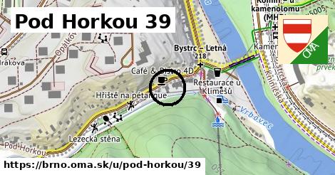 Pod Horkou 39, Brno