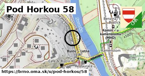 Pod Horkou 58, Brno