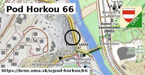 Pod Horkou 66, Brno