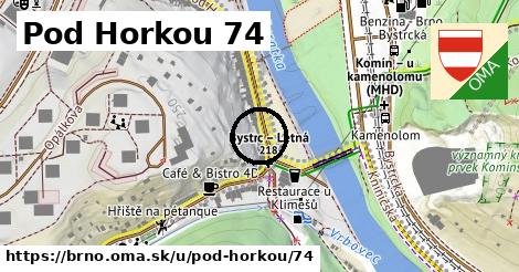Pod Horkou 74, Brno