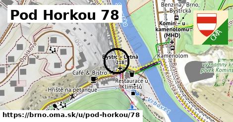 Pod Horkou 78, Brno