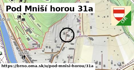 Pod Mniší horou 31a, Brno