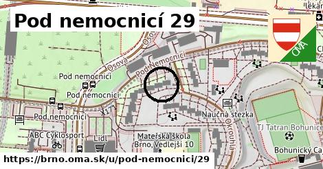 Pod nemocnicí 29, Brno