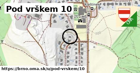 Pod vrškem 10, Brno