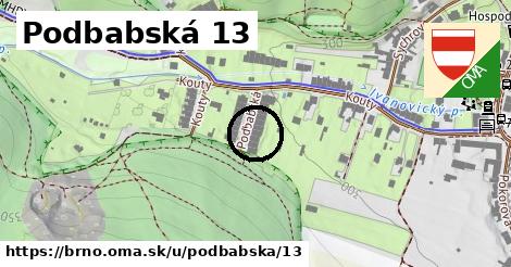 Podbabská 13, Brno