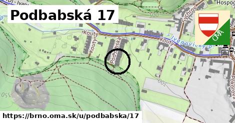 Podbabská 17, Brno