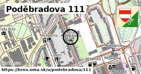 Poděbradova 111, Brno