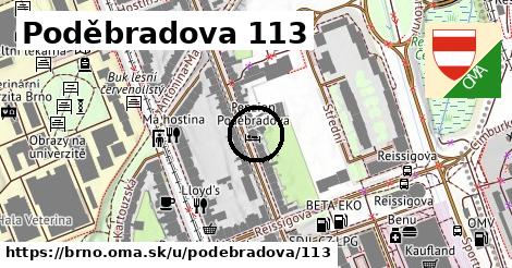 Poděbradova 113, Brno