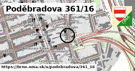 Poděbradova 361/16, Brno