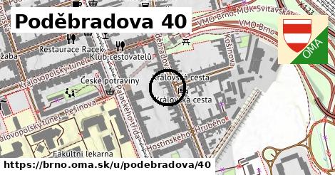 Poděbradova 40, Brno