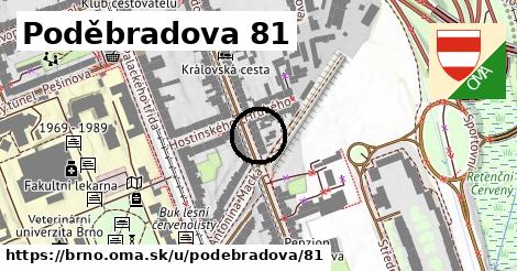 Poděbradova 81, Brno