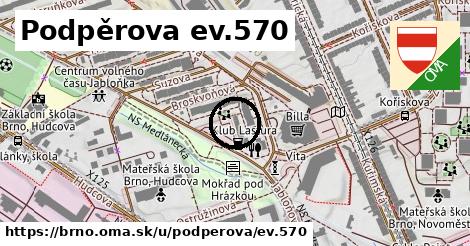 Podpěrova ev.570, Brno