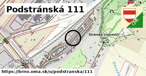 Podstránská 111, Brno